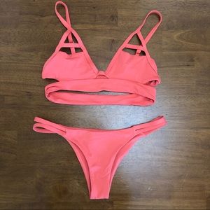 Tavik Swimwear Cut Out Triangle Bikini